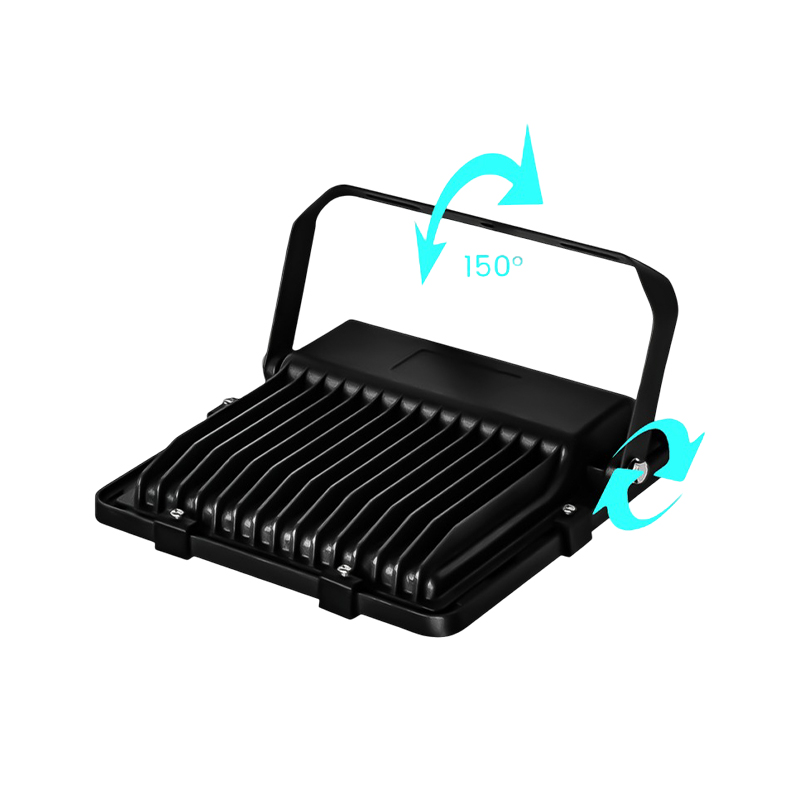 100W Philips Driver 150lm/W LED Flood Light